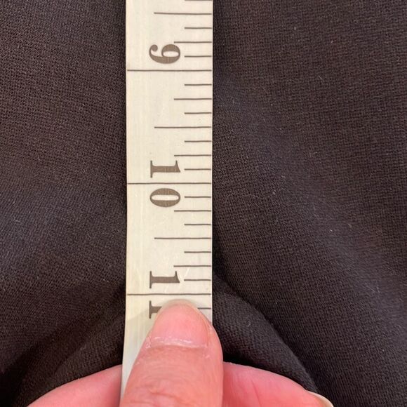 XCVI Womens Rockwell Leggings Pull On Stretch Ankle Pants Black Size Medium - Picture 9 of 10